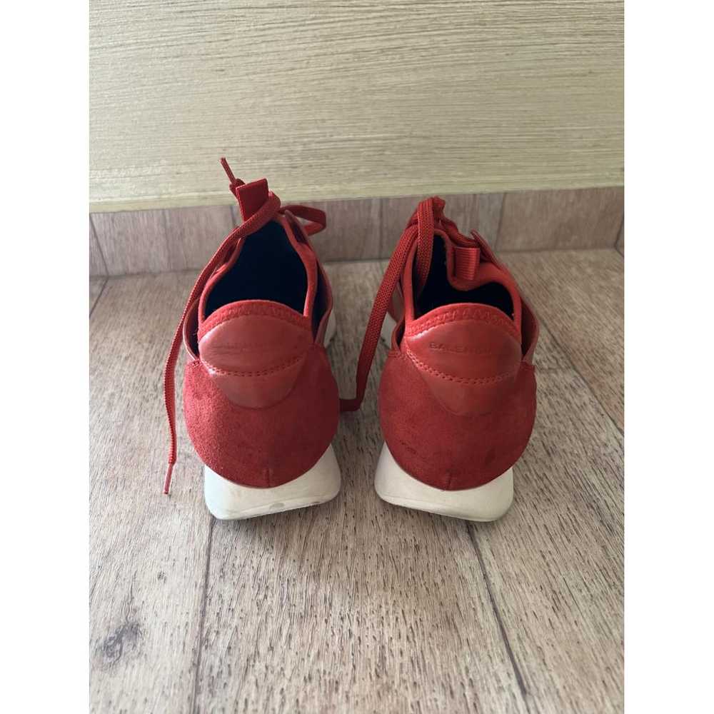 Balenciaga Race leather trainers - image 4