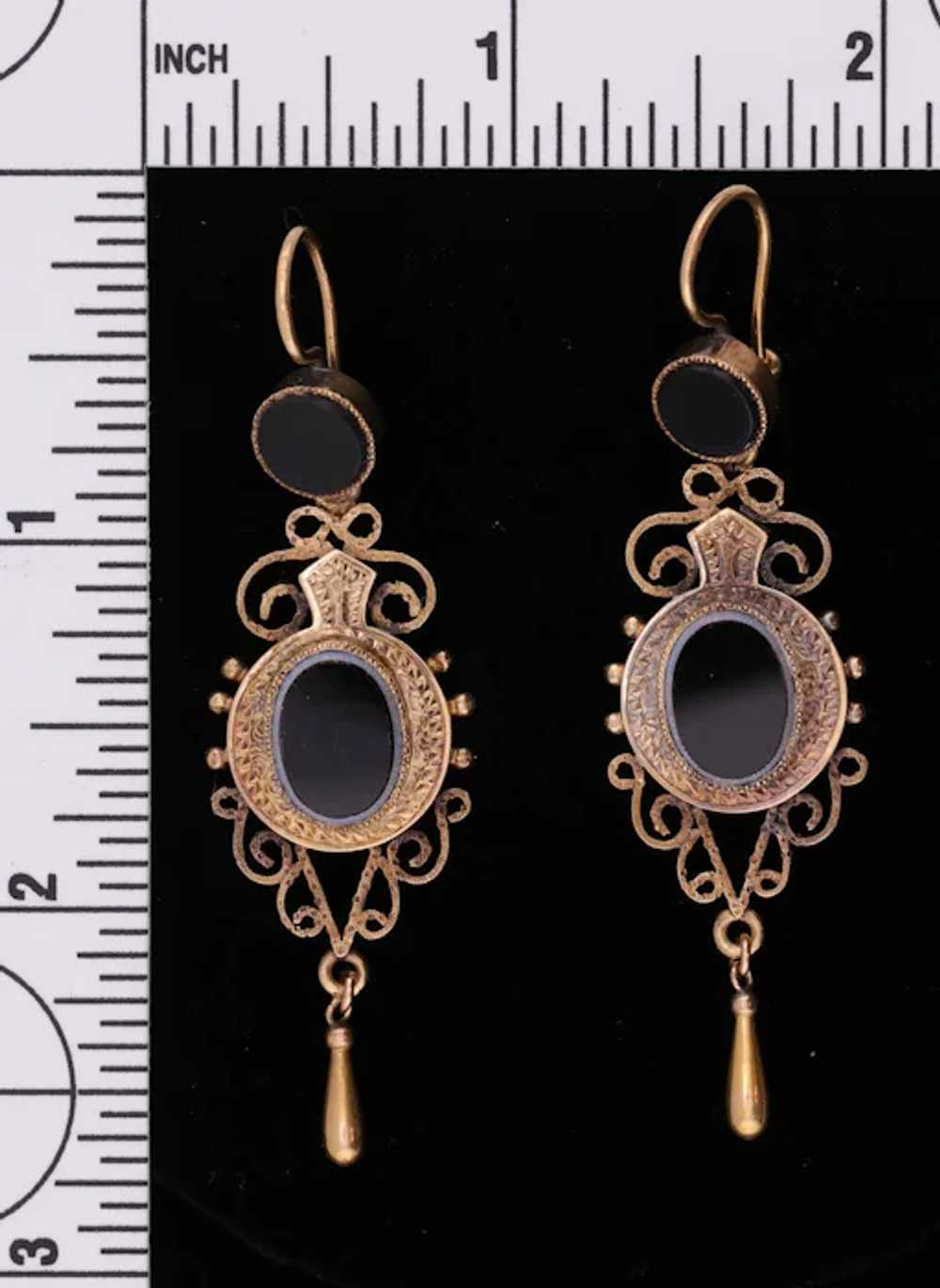 Monumental 14K Antique Victorian Yellow Gold Agat… - image 2
