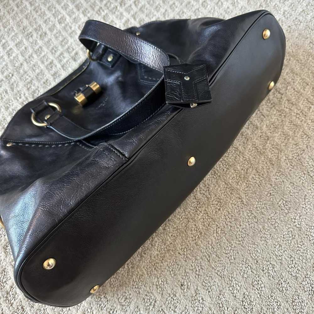 Yves Saint Laurent Muse leather handbag - image 5
