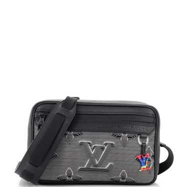 LOUIS VUITTON men's navy monogram nylon messenger laptop bag – Loop  Generation