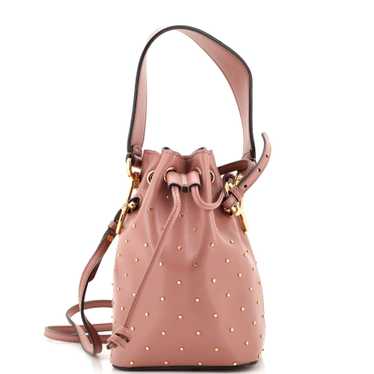 Fendi Mon Tresor Beige Leather Mini Bag, 名牌, 手袋及銀包- Carousell
