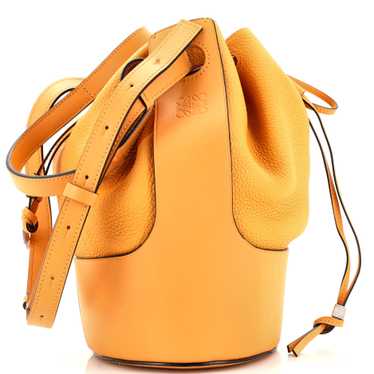 Loewe Gate Bucket Shoulder Bag Gray/Tan 309.22.Z57 Leather