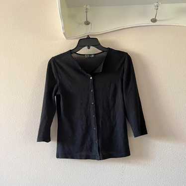 Harajuku Streetwear MASONPRINCE Edith Knit Cardigan M / Black Long Sleeve