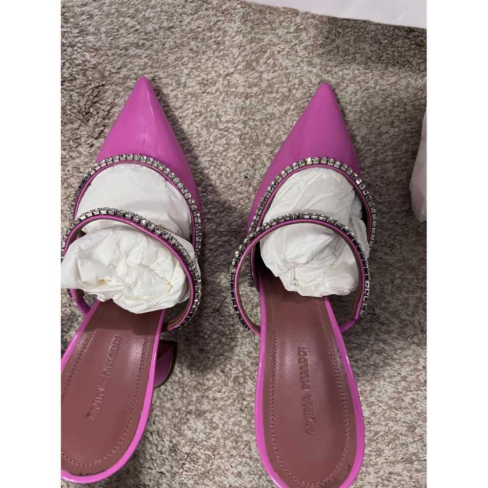 Amina Muaddi Leather heels - image 2