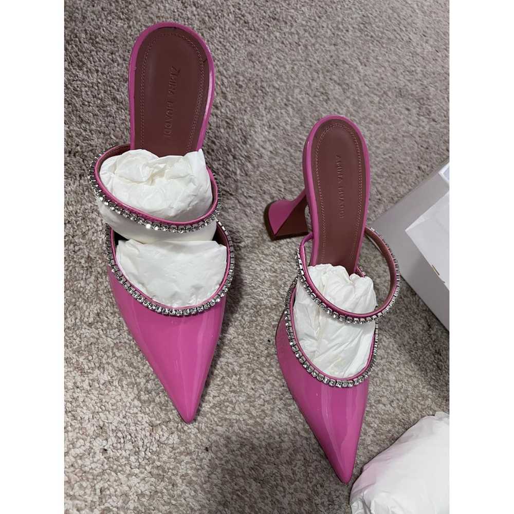 Amina Muaddi Leather heels - image 4