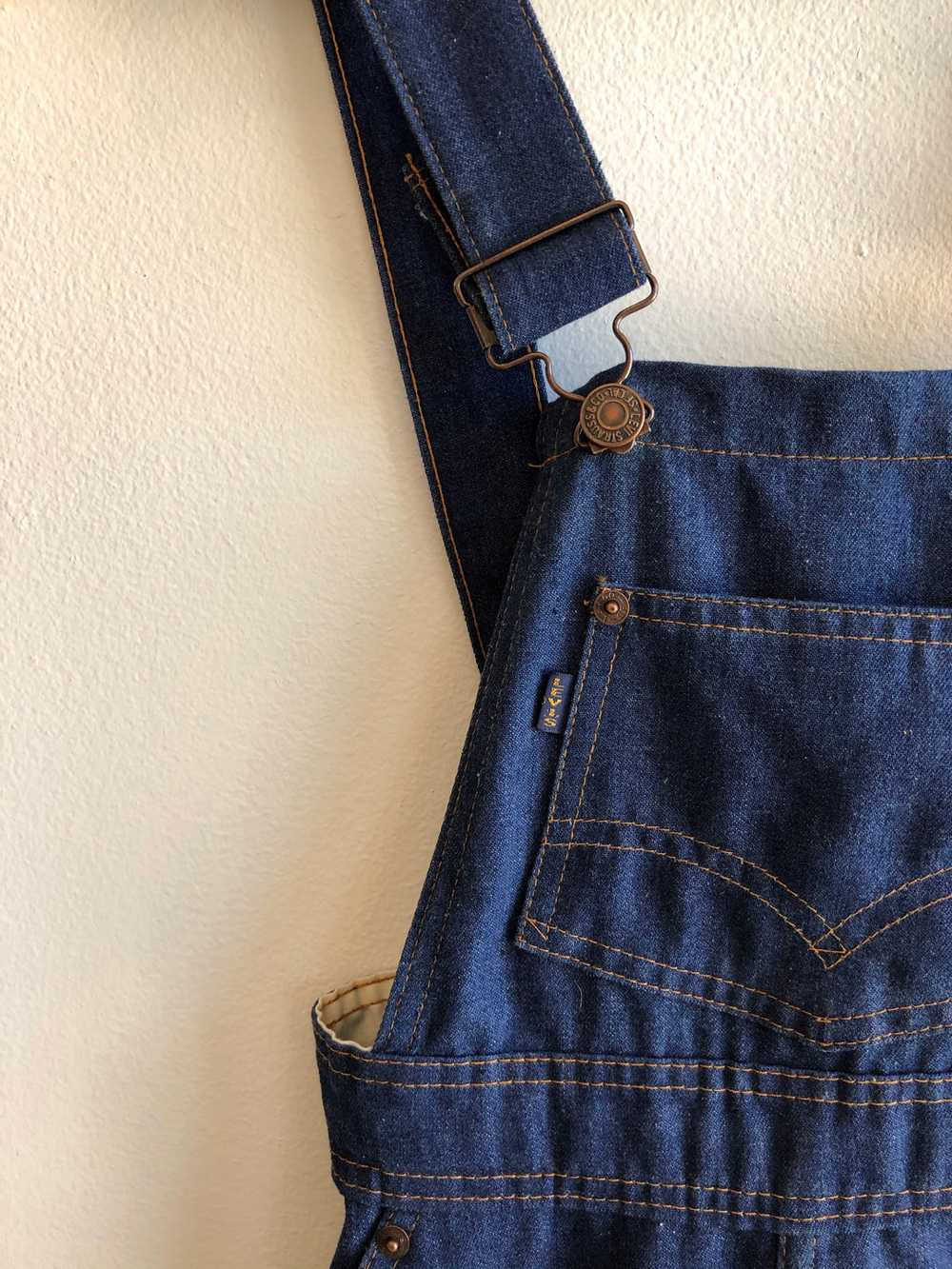 Vintage 1970’s Levi’s “Big E” One-Wash Overall Sk… - image 3