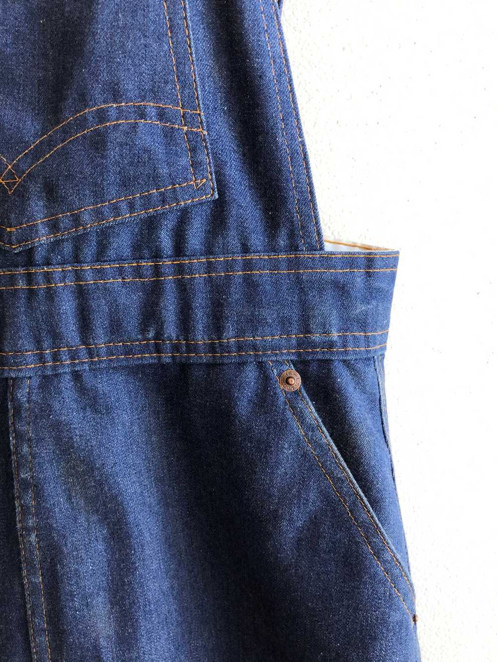Vintage 1970’s Levi’s “Big E” One-Wash Overall Sk… - image 6