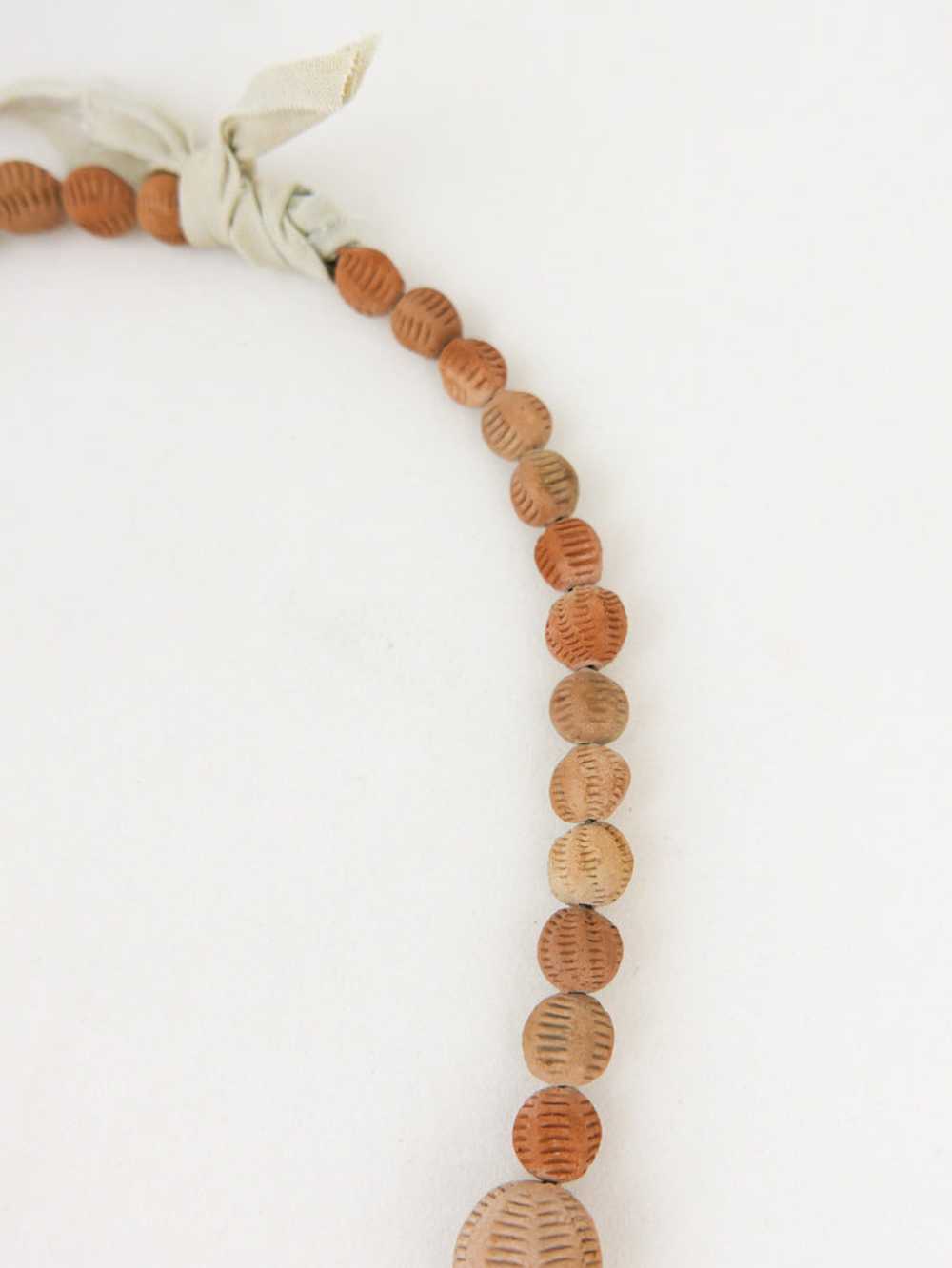 Handmade Clay Bead Necklace - image 3