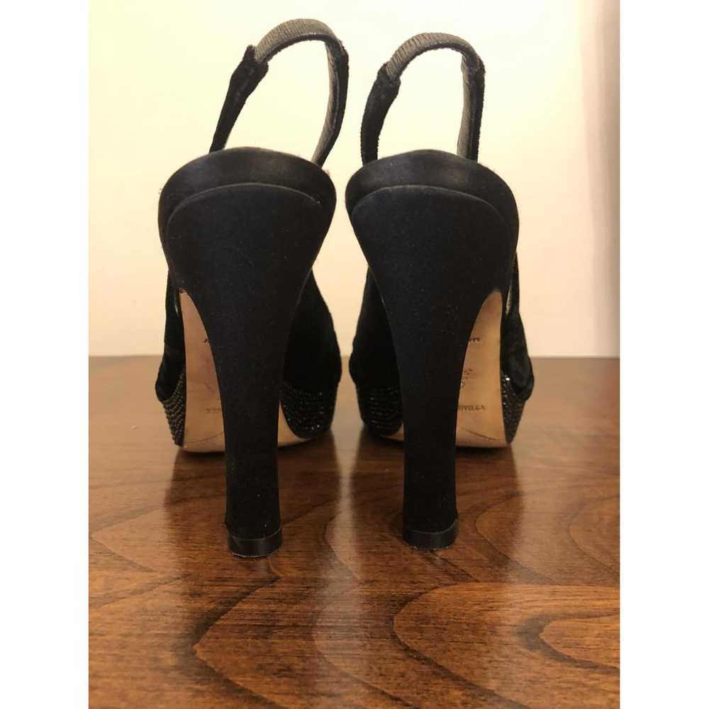 Rene Caovilla Velvet sandals - image 3