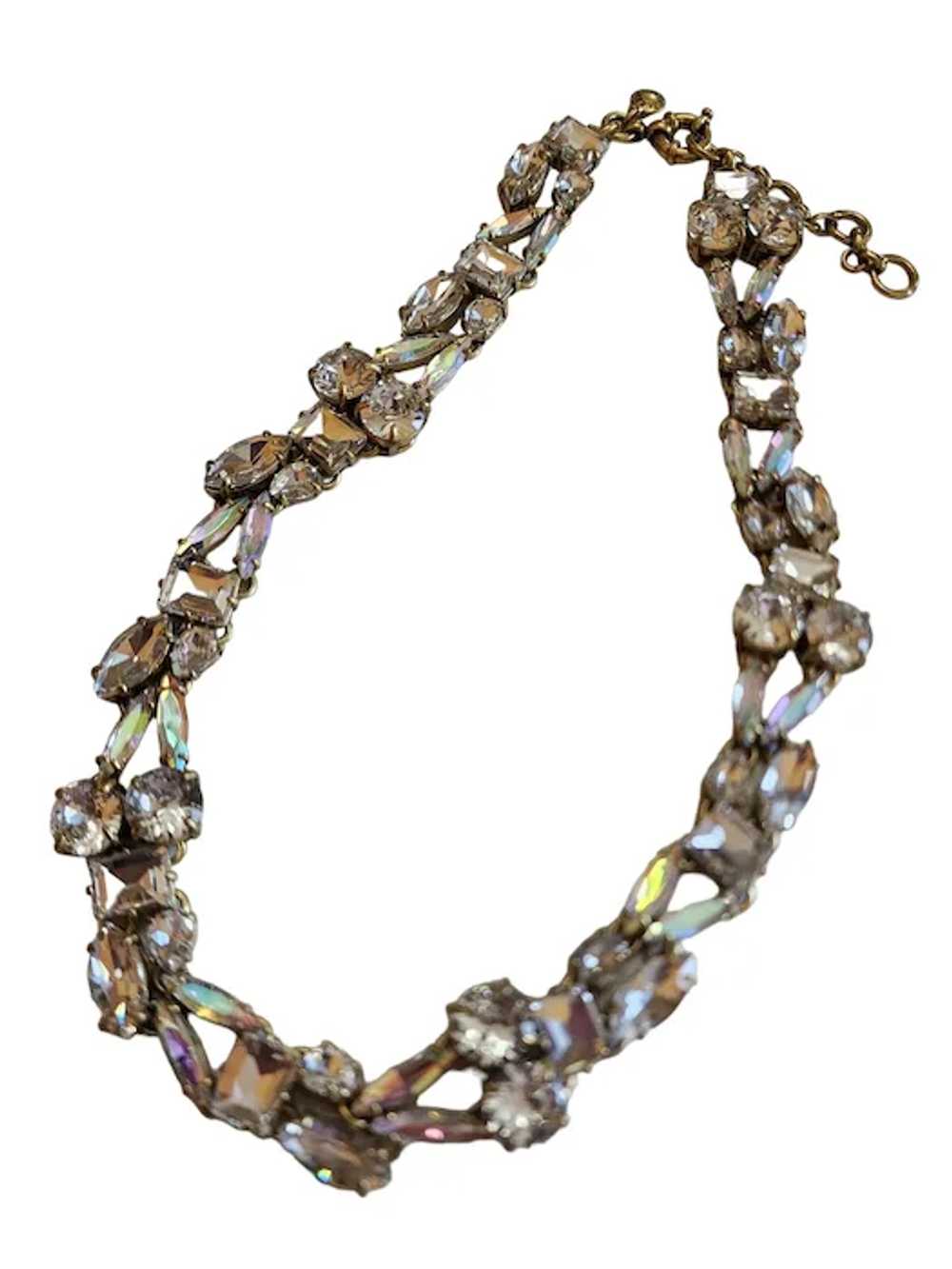 Vintage J. Crew Spectacular Rhinestone Necklace [… - image 2