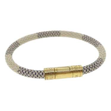 Louis Vuitton Monogram Party Bracelet Silver Multicolor MP3282 Auth