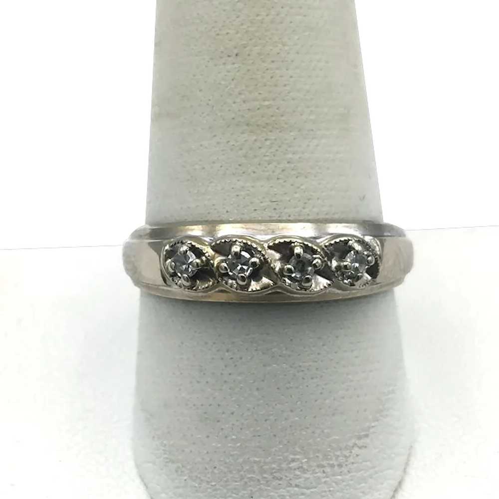 14KW .10ctw Diamond Fashion Ring - image 1