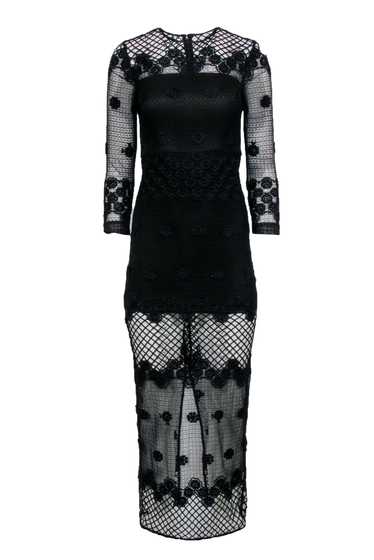 Alexis - Black Lace "Axelle" Maxi Dress Sz XS
