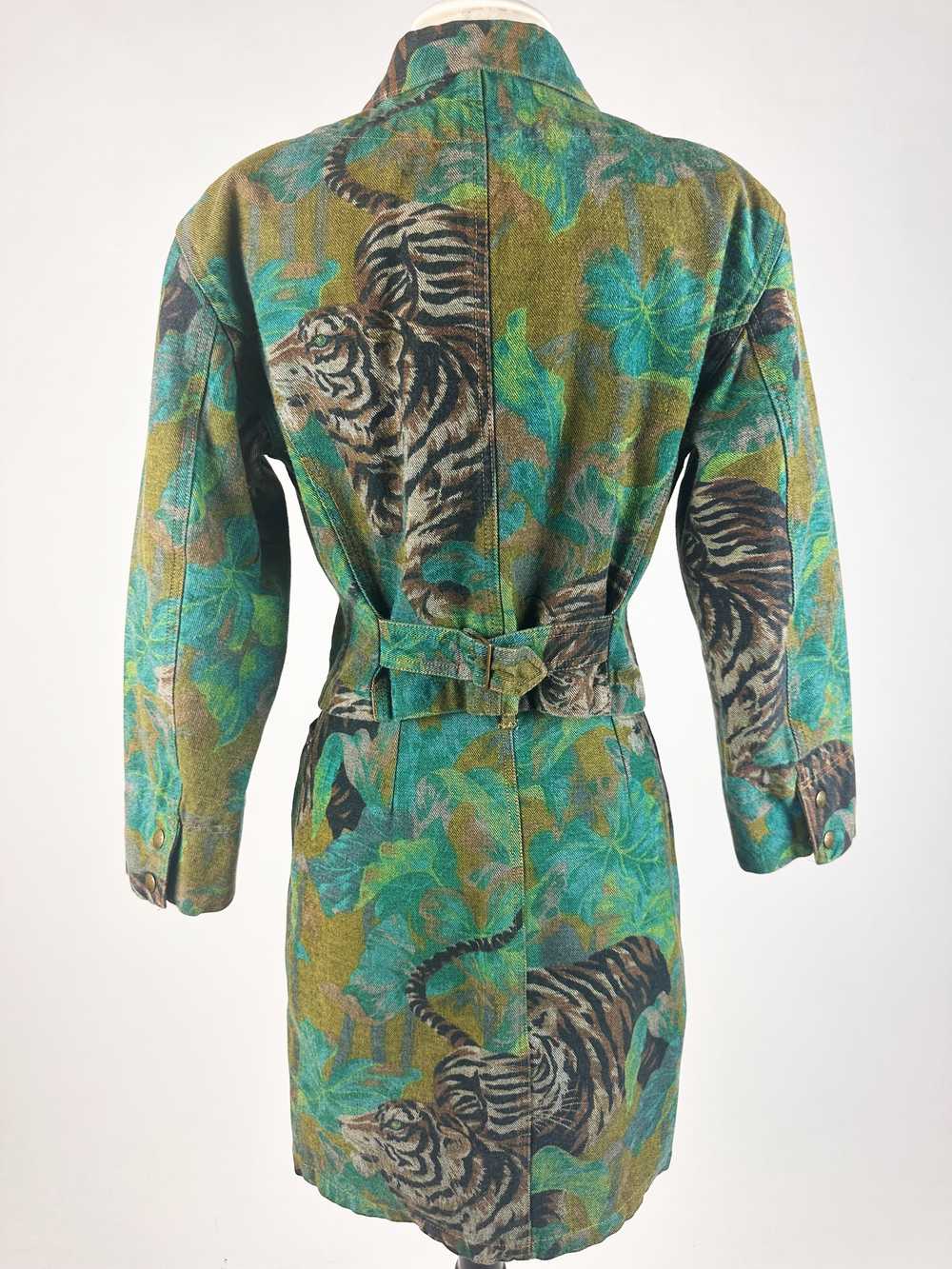 Jacket and skirt by Kenzo Jeans, jungle and tiger… - image 10