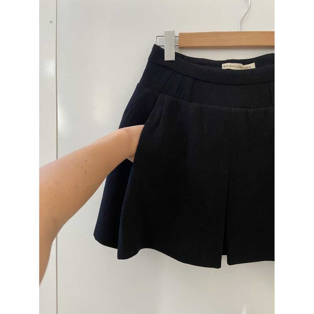 Balenciaga Wool mini skirt - image 6
