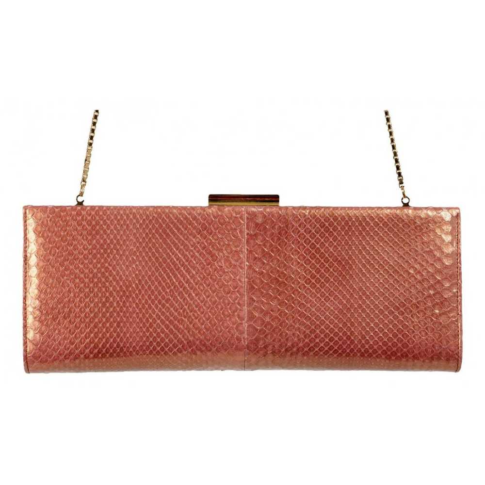 Salvatore Ferragamo Python clutch bag - image 1