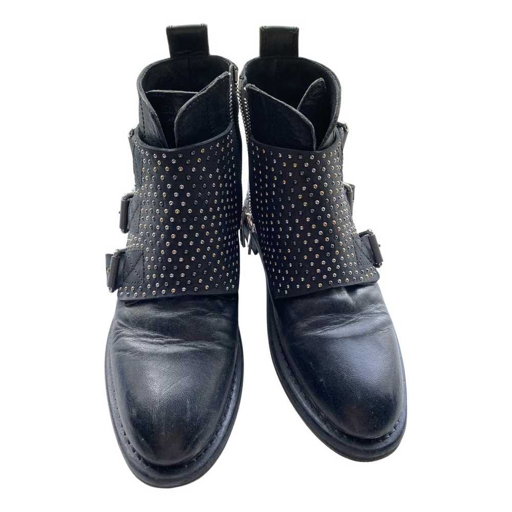 Zadig & Voltaire Laureen Spikes leather buckled b… - image 1