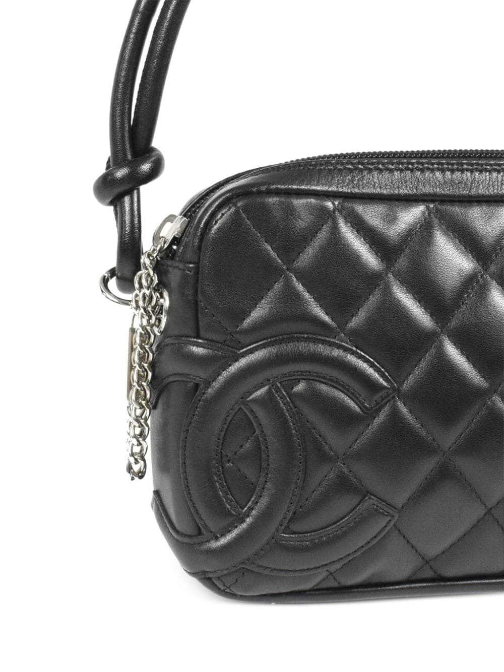 CHANEL Pre-Owned 2003 Cambon line handbag - Black - image 3