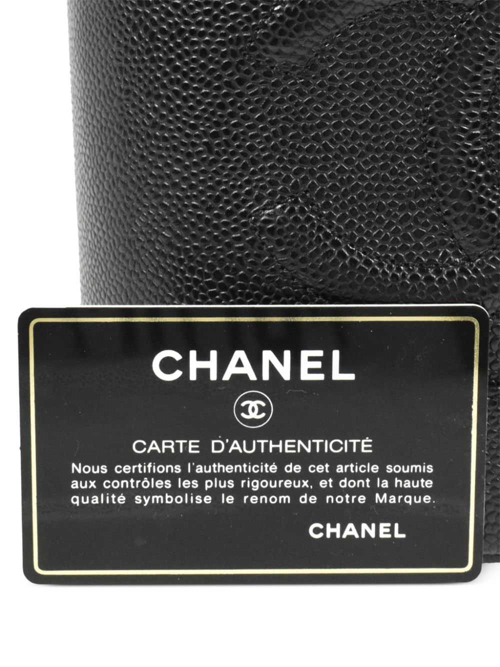 CHANEL Pre-Owned 2002 CC stitch vanity handbag - … - image 5