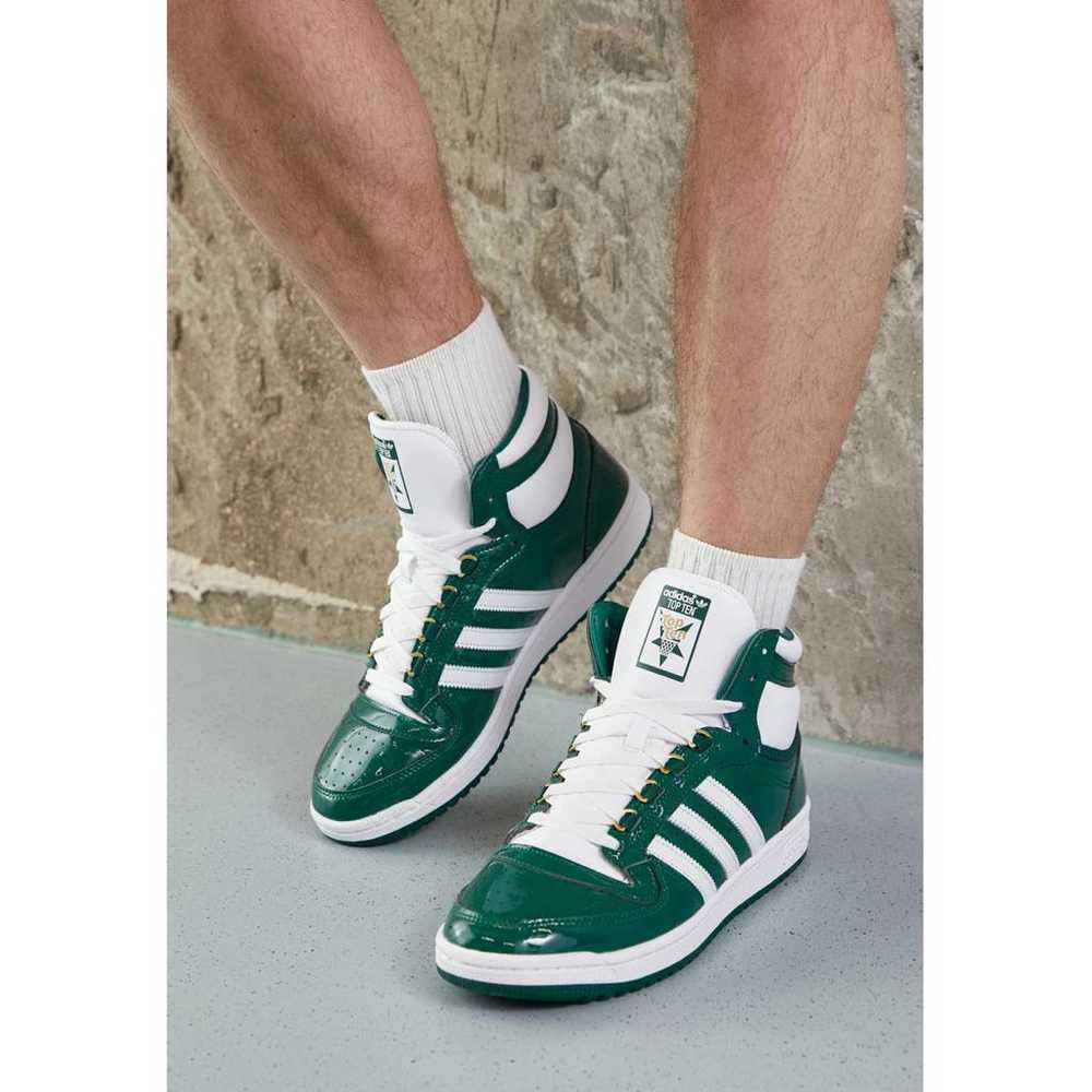 Adidas Leather high trainers - image 8