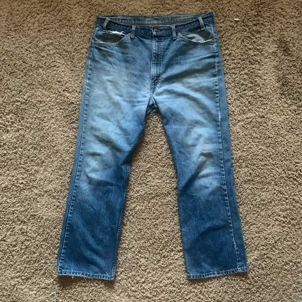 Levis × Vintage Vintage Levis 517 Orange Tab Flare Gem