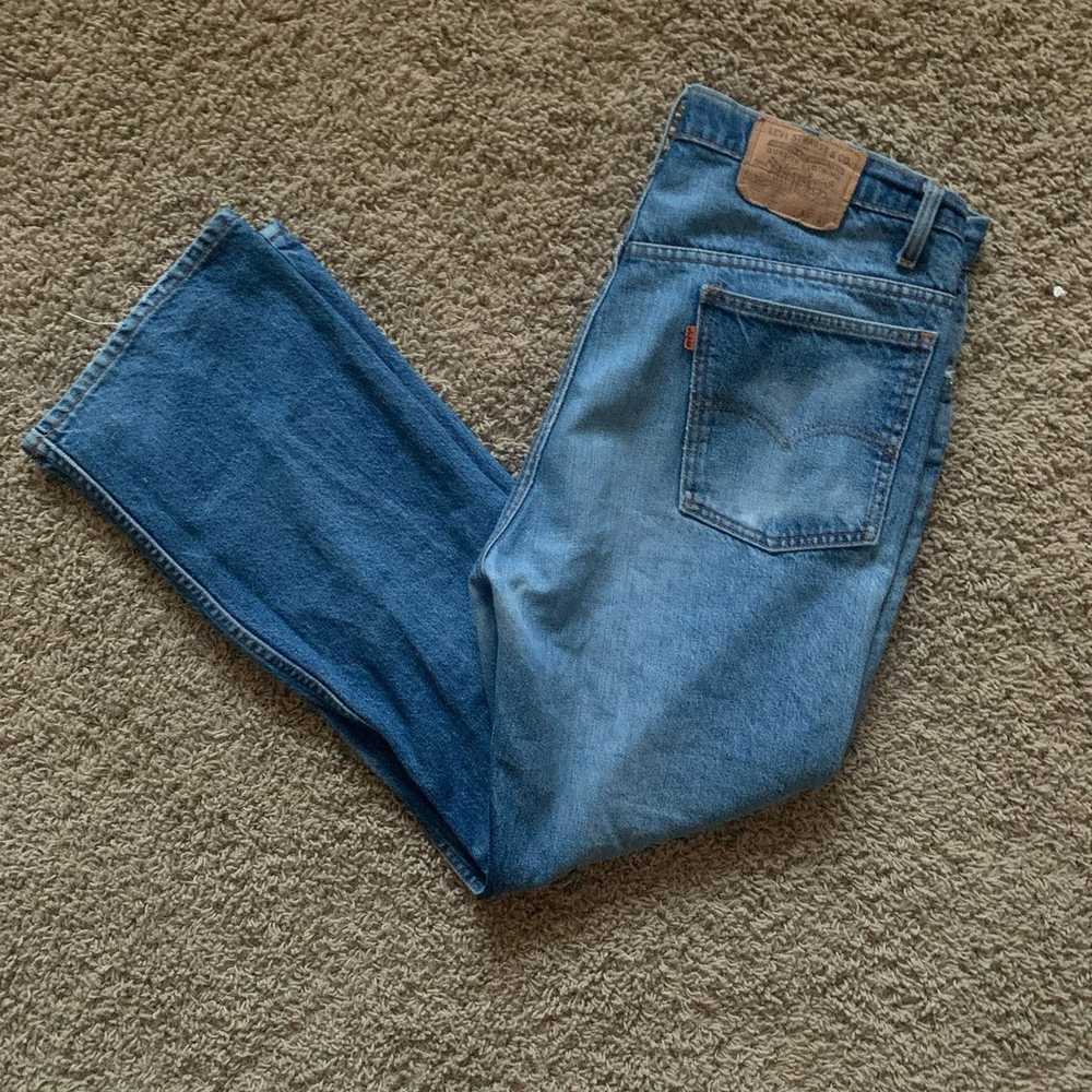 Levis × Vintage Vintage Levis 517 Orange Tab Flare Gem