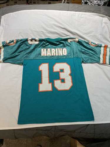 Rare Wilson Kids Youth Size L Miami Dolphins #13 Dan Marino NFL Football  Jersey