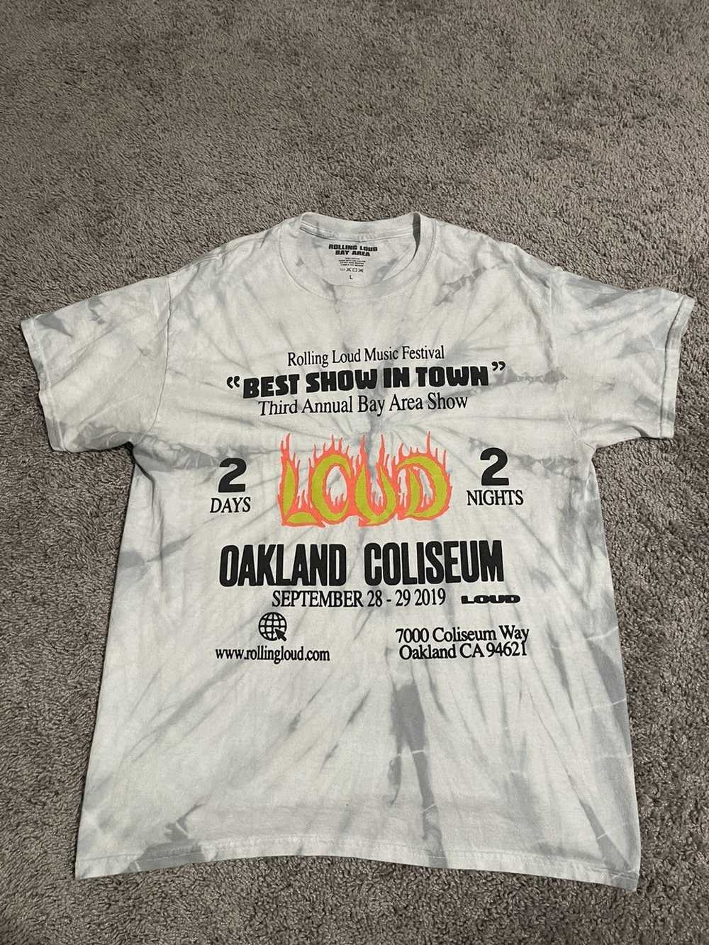 Rolling Loud Rolling Loud 2019 Oakland Tour Shirt… - image 1