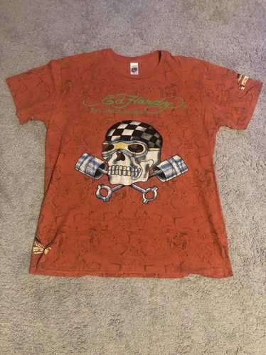 Ed Hardy Vintage Ed Hardy All Over Print Top
