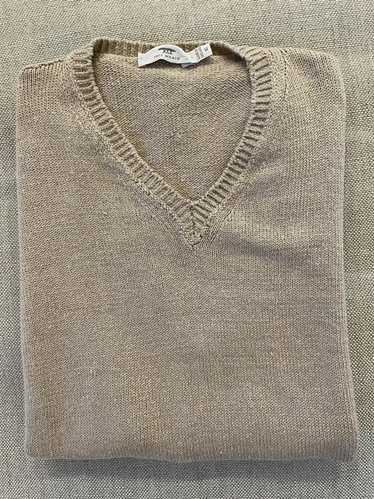 Inis Meain Pure Linen V-neck Sweater Vest