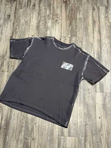 Ader Error Grey Ader Error t-shirt w/ Layered Plas