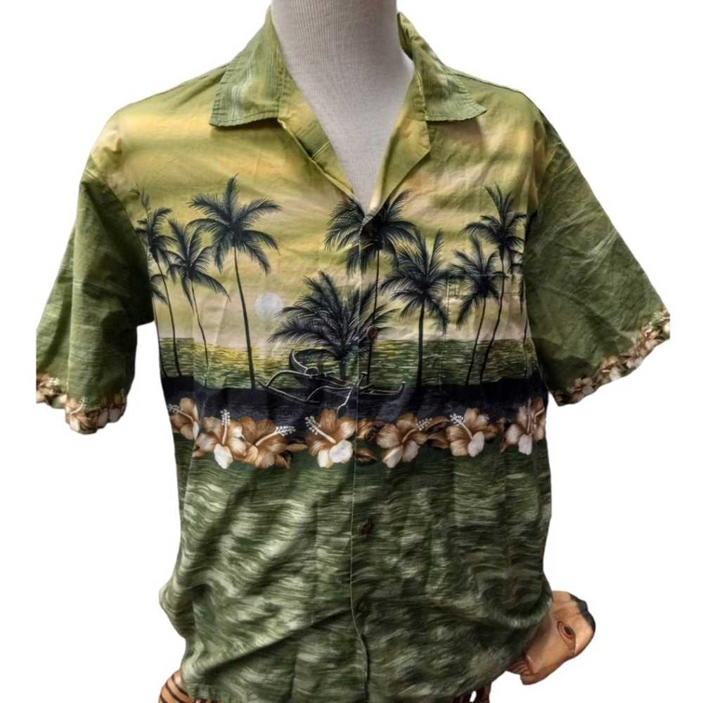 The Unbranded Brand Winnie Fashion Green Hawaiian… - image 1