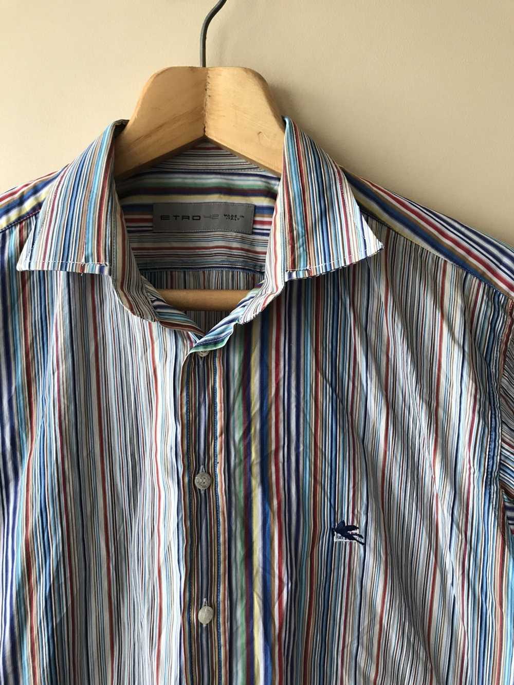 Etro ETRO Shirt Button Up Long Sleeve Paisley Pri… - image 2