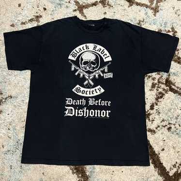 Band Tees × Vintage Vtg Black Label Society Death… - image 1