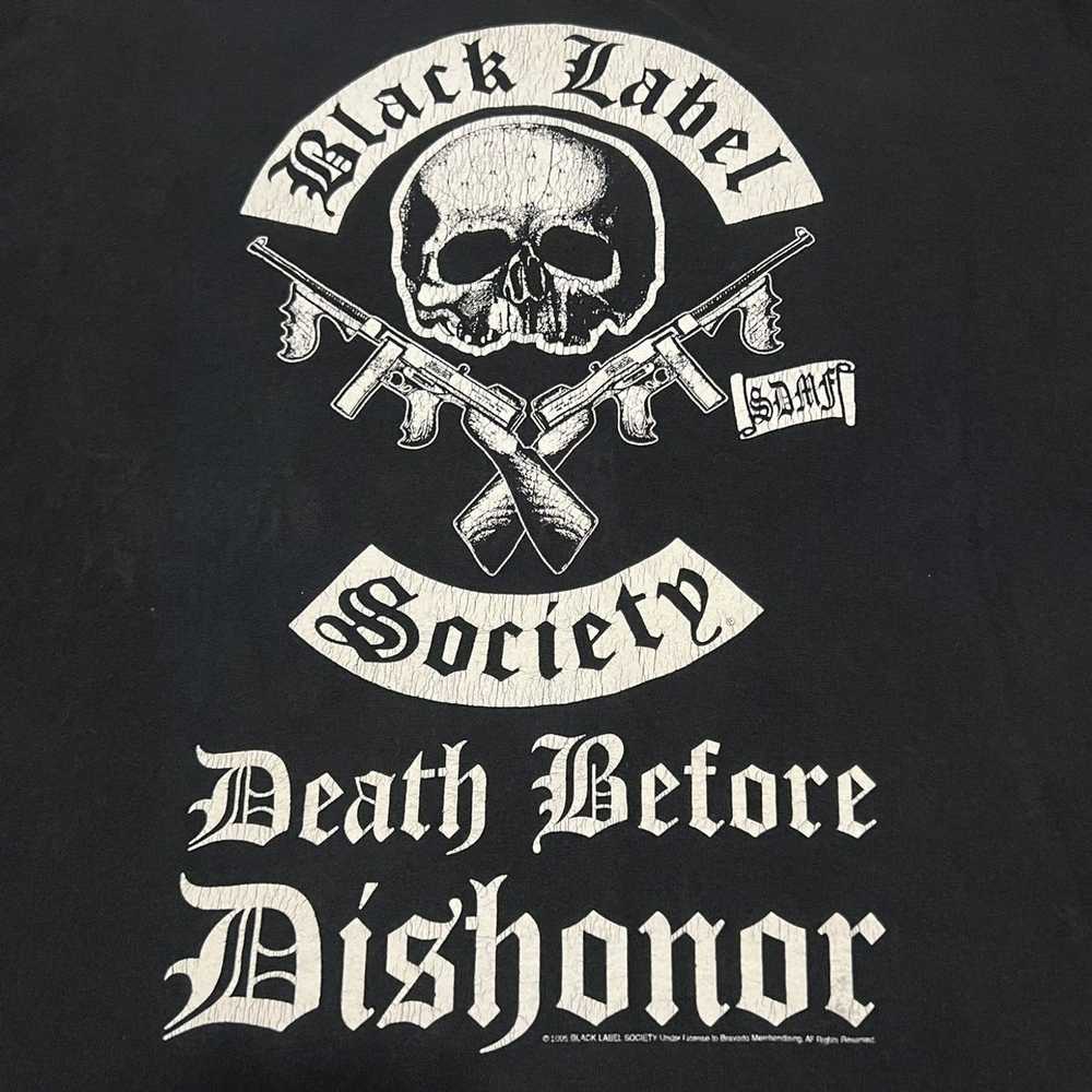 Band Tees × Vintage Vtg Black Label Society Death… - image 2