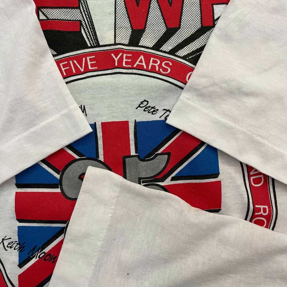 Screen Stars Vintage The Who 1989 Tour Band Tee - image 4