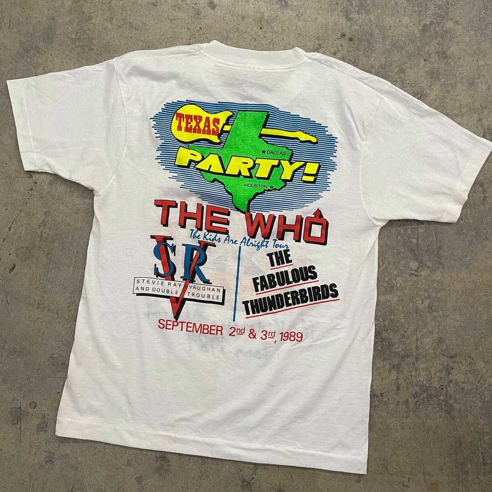 Screen Stars Vintage The Who 1989 Tour Band Tee - image 6