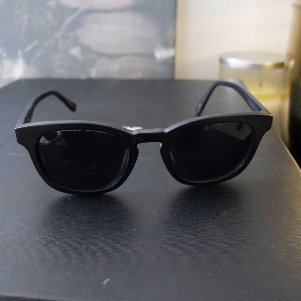 Designer Raen Matte Black Polarized Sunglasses - image 2