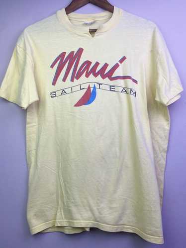 Vintage Vintage 90s Maui Sail Team Single Stitched