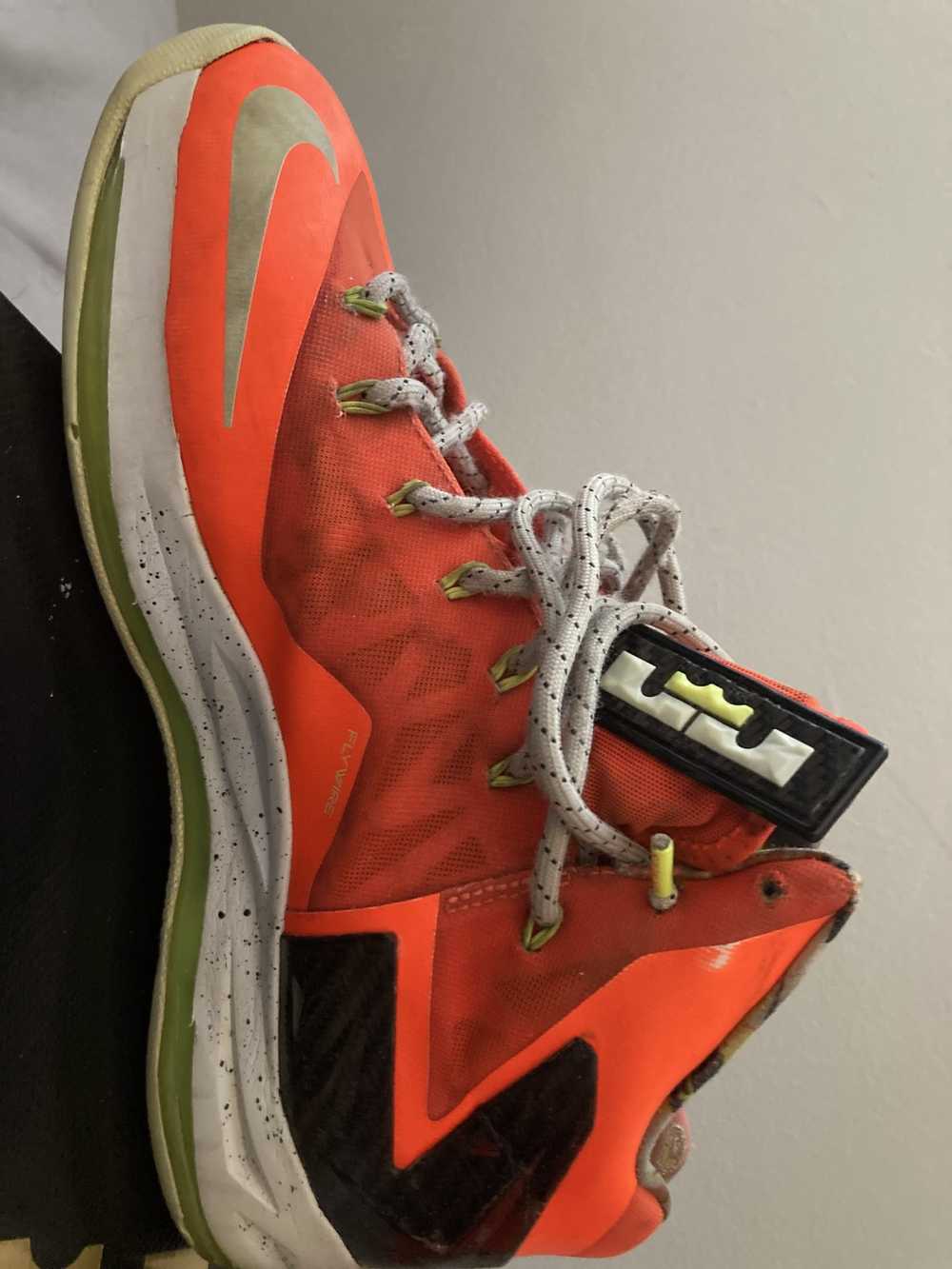 Nike Lebron X (10) P.S. Elite Total Crimson Size … - image 4