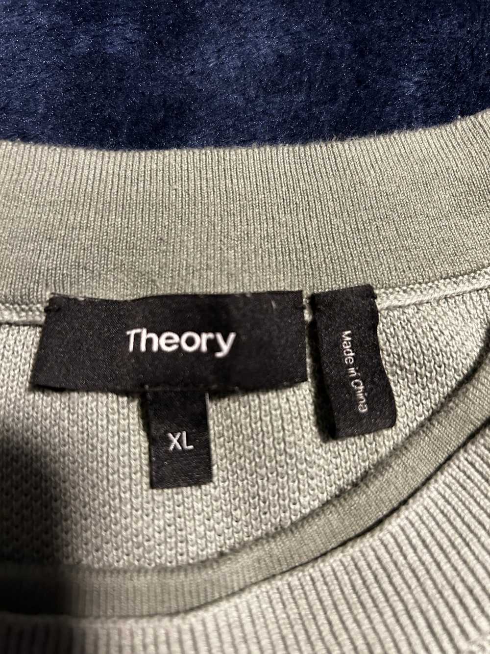 Theory Theory Seafoam Green Longsleeve Crewneck - image 3