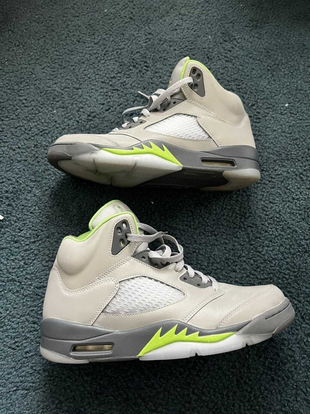 Jordan Brand × Nike jordan 5 green bean - image 1