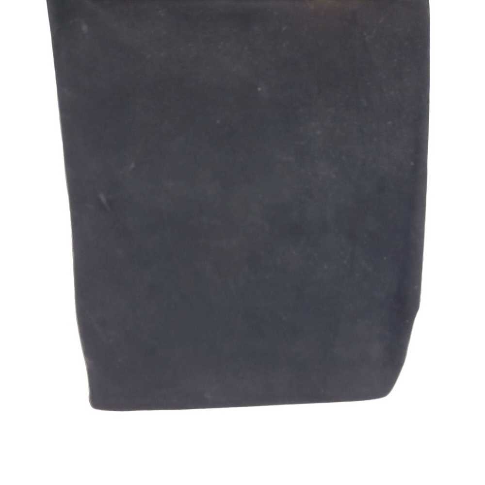 Vintage 60s Evening Bag Black Velvet Top Handle O… - image 10