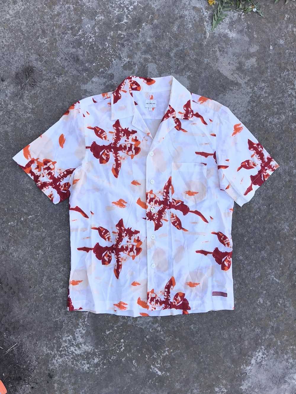 Calvin Klein × Hawaiian Shirt × Vintage Calvin Kl… - image 1