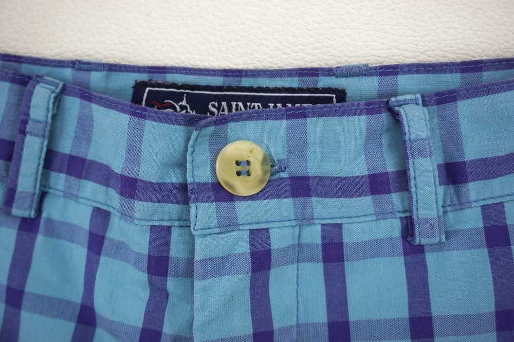 Saint James Plaid Checkered Sailor Shorts Made in… - image 5