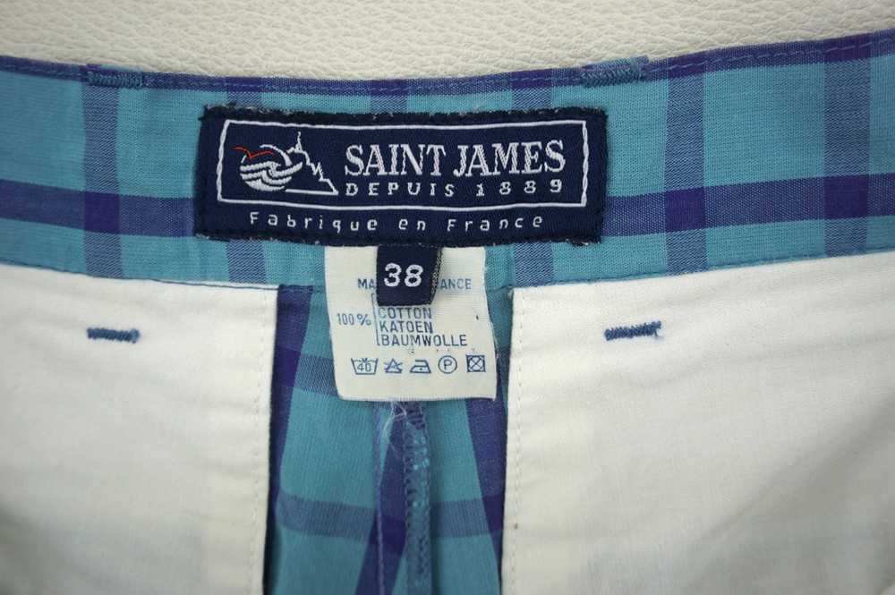 Saint James Plaid Checkered Sailor Shorts Made in… - image 6