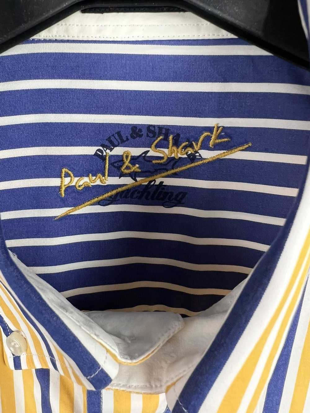 Paul & Shark × Vintage VTG shirt Paul Shark Yacht… - image 3