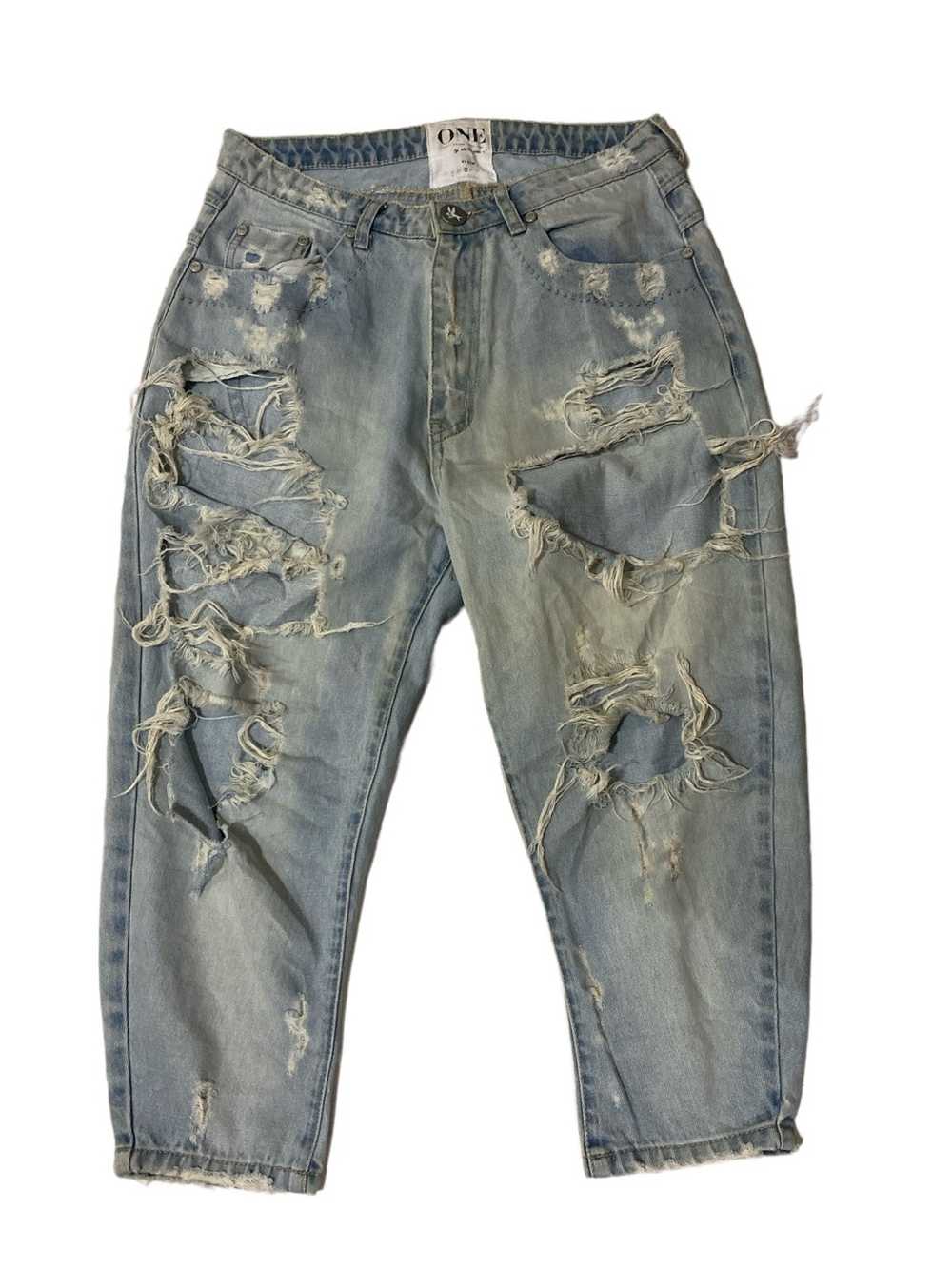 Distressed Denim One teaspoon ripped skinny jeans… - image 2