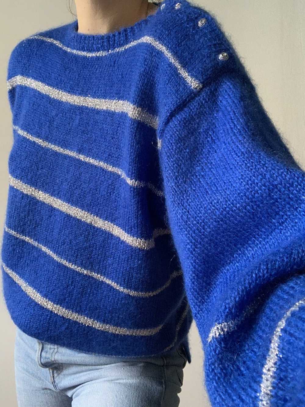Handmade × Vintage Sweater knitwear hand made vin… - image 1