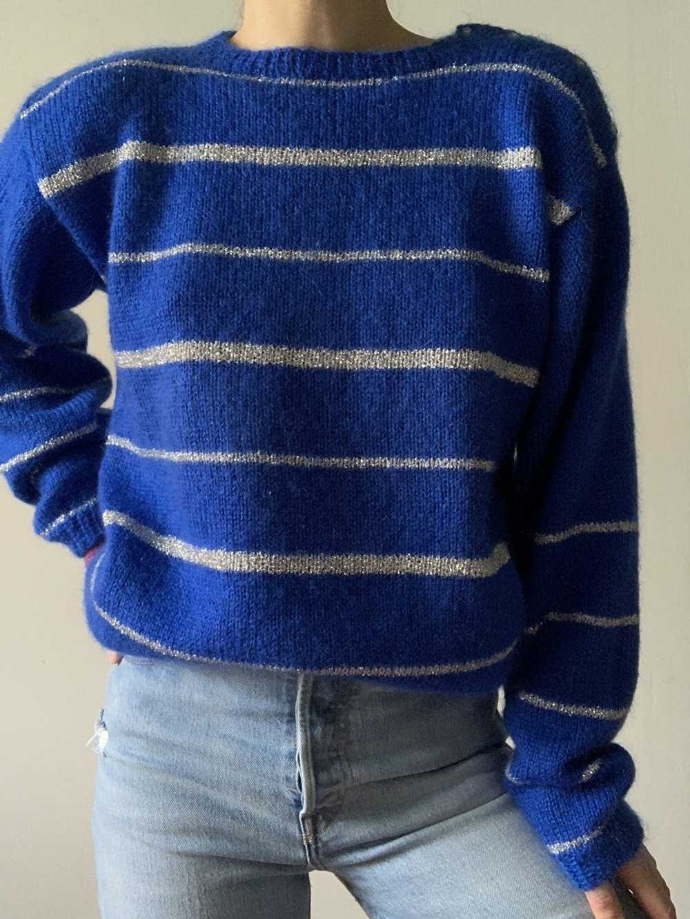 Handmade × Vintage Sweater knitwear hand made vin… - image 5
